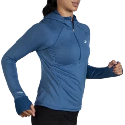 Brooks Women's Notch Thermal Hoodie 2.0 -Gearwest shop 221568 440 mv notch thermal hoodie womens long sleeve running shirt