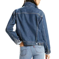 Women's Levi's® Ex-Boyfriend Trucker Jean Jacket -Gearwest shop 2998886 ALT2