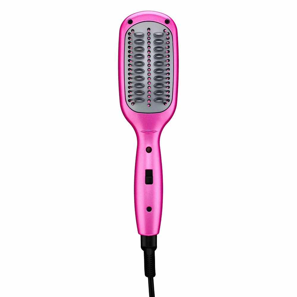 Conair Mini PRO Smoothing Hot Brush - Pink 1 Conair Mini PRO Smoothing Hot Brush - Pink