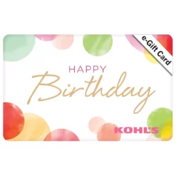 Web Card Birthday Dots E-Gift Card