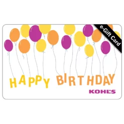 Web Card Birthday Balloons E-Gift Card
