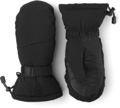Hestra Cosy Sr Mitten In Black