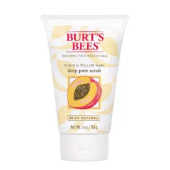 Burt's Bees Peach & Willow Bark Deep Pore Exfoliating Facial Scrub