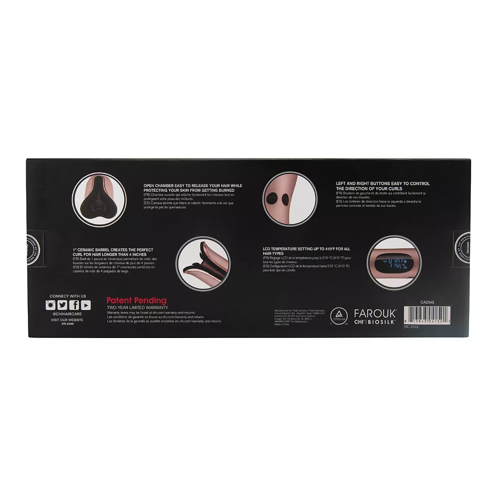 CHI 1-in. Spin N Curl Ceramic Rotating Hair Curler 4 CHI 1-in. Spin N Curl Ceramic Rotating Hair Curler - Image 4