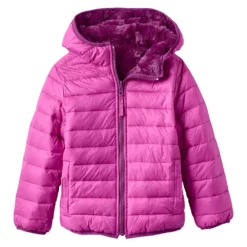 Girls 7-16 Lands' End Reversible Fleece Jacket
