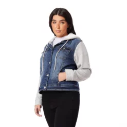 Juniors' Plus Size WallFlower 2fer Dreamer Jacket 5 Juniors' Plus Size WallFlower 2fer Dreamer Jacket -Gearwest shop 5003838 ALT2
