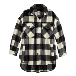 Juniors' SO® Oversized Shacket -Gearwest shop 5109289 ALT5