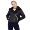 Juniors' Sebby Shearling Moto Jacket