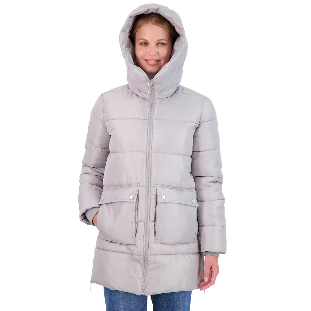 Juniors' Sebby Hooded Puffer Coat 4 Juniors' Sebby Hooded Puffer Coat - Image 4