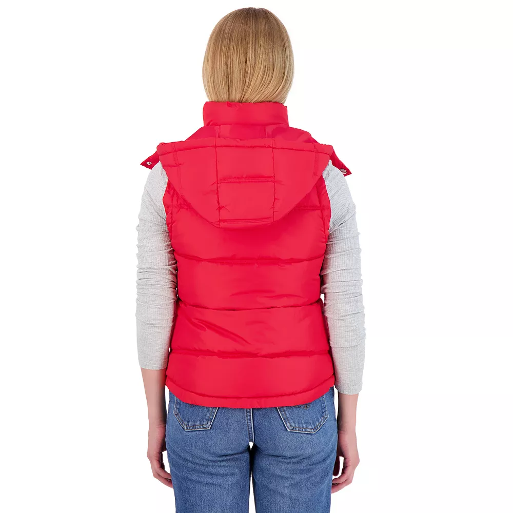 Juniors' Sebby Hooded Water-Resistant Puffer Vest 2 Juniors' Sebby Hooded Water-Resistant Puffer Vest - Image 2