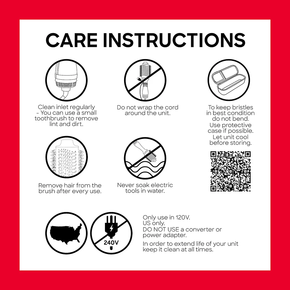 Revlon One Step Hair Dryer And Volumizer Hot Air Brush, Pink 5 Revlon One Step Hair Dryer And Volumizer Hot Air Brush, Pink - Image 5