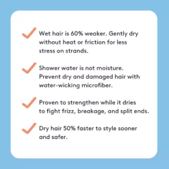 AQUIS Original Hair Drying Turban -Gearwest shop 5536746 ALT6