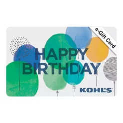 Web Card Happy Birthday Balloons E-Gift Card