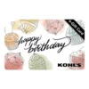 Web Card Happy Birthday Cupcakes E-Gift Card