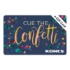 Web Card Cue The Confetti E-Gift Card