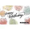 Web Card Happy Birthday Cupcakes Gift Card