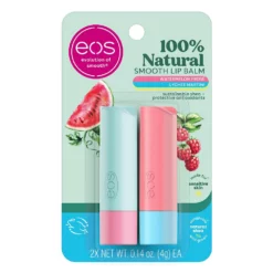 Eos Watermelon Frosé & Lychee Martini 2-Pack Lip Balm