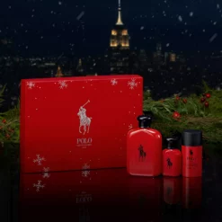 Ralph Lauren Polo Red Eau De Toilette 3-Piece Holiday Cologne Gift Set -Gearwest shop 5864837 ALT3