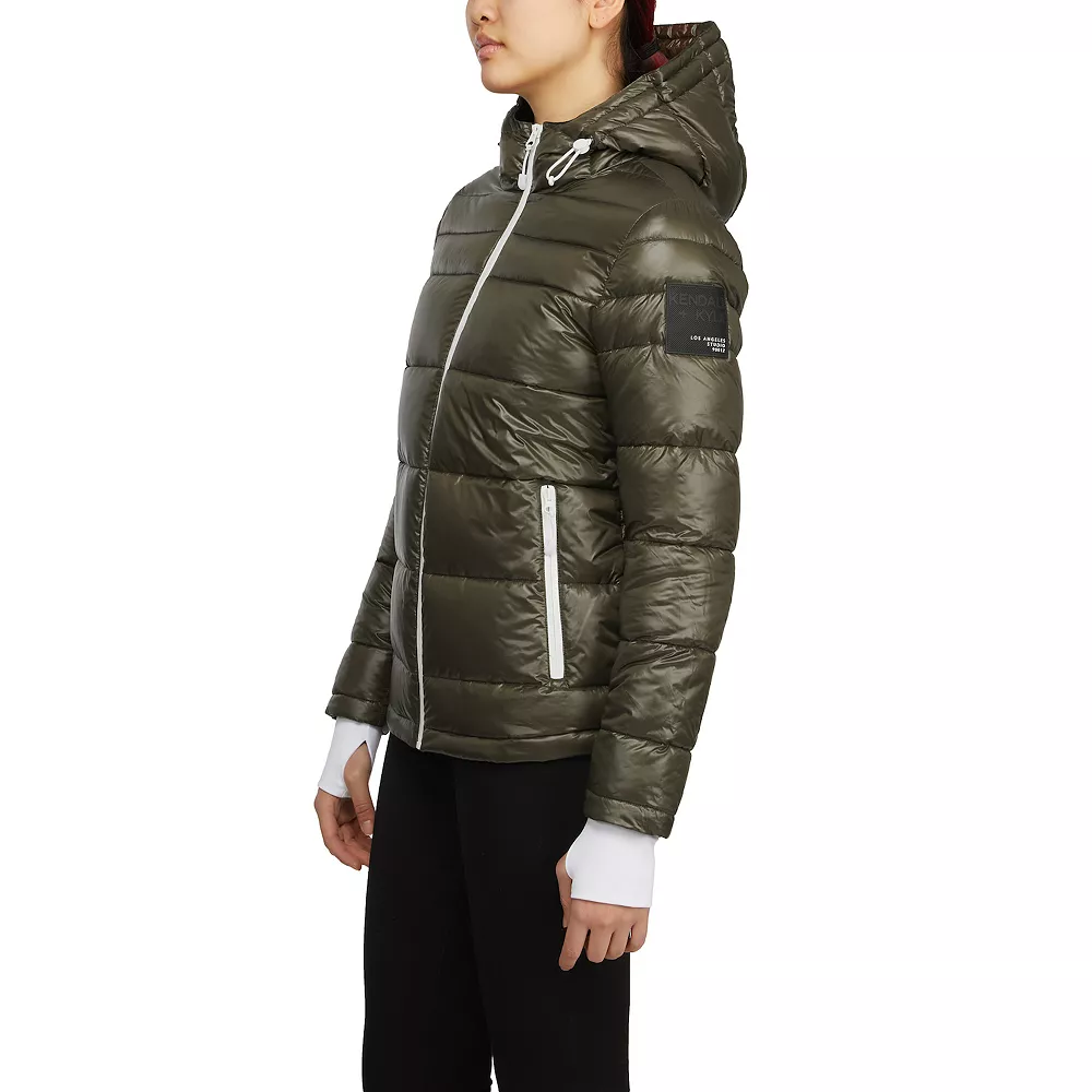 Kendall + Kylie Women's Kendall & Kylie Packable Down Puffer Jacket 3 Kendall + Kylie Women's Kendall & Kylie Packable Down Puffer Jacket - Image 3