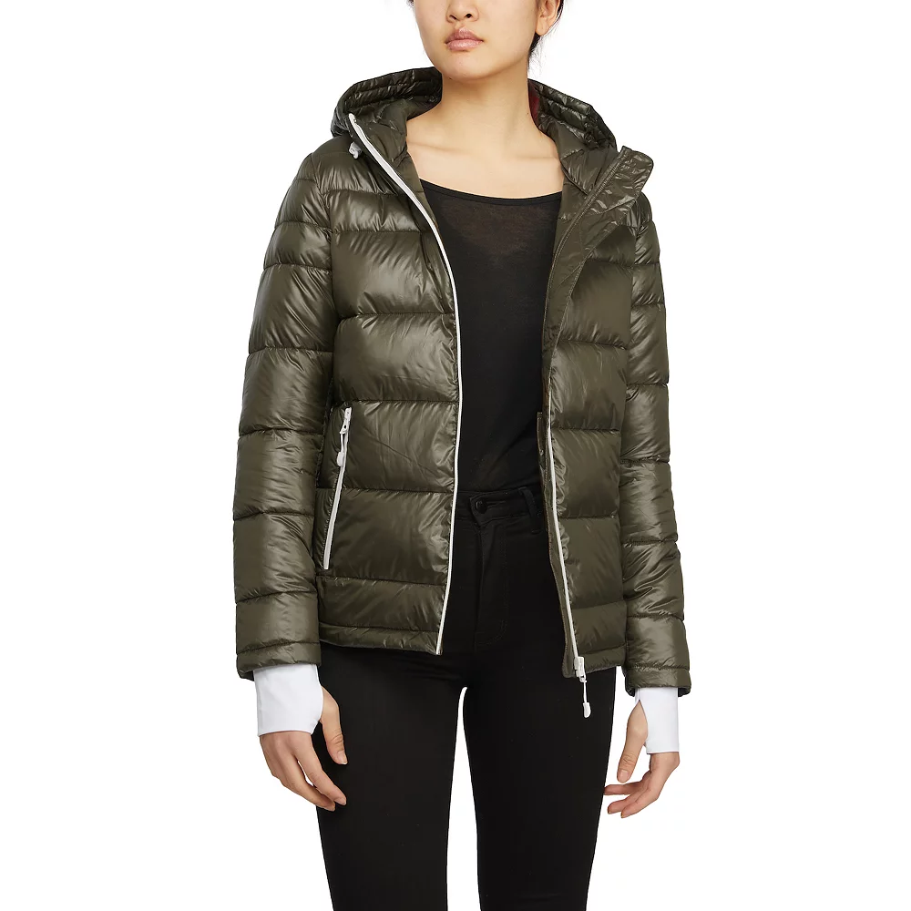 Kendall + Kylie Women's Kendall & Kylie Packable Down Puffer Jacket 4 Kendall + Kylie Women's Kendall & Kylie Packable Down Puffer Jacket - Image 4