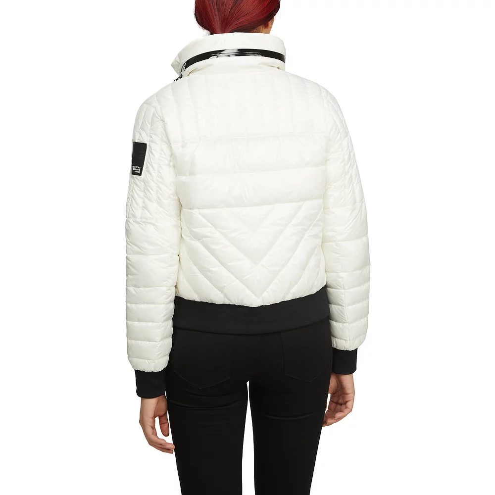 Kendall + Kylie Women's Kendall & Kylie Down Bomber Jacket 2 Kendall + Kylie Women's Kendall & Kylie Down Bomber Jacket - Image 2