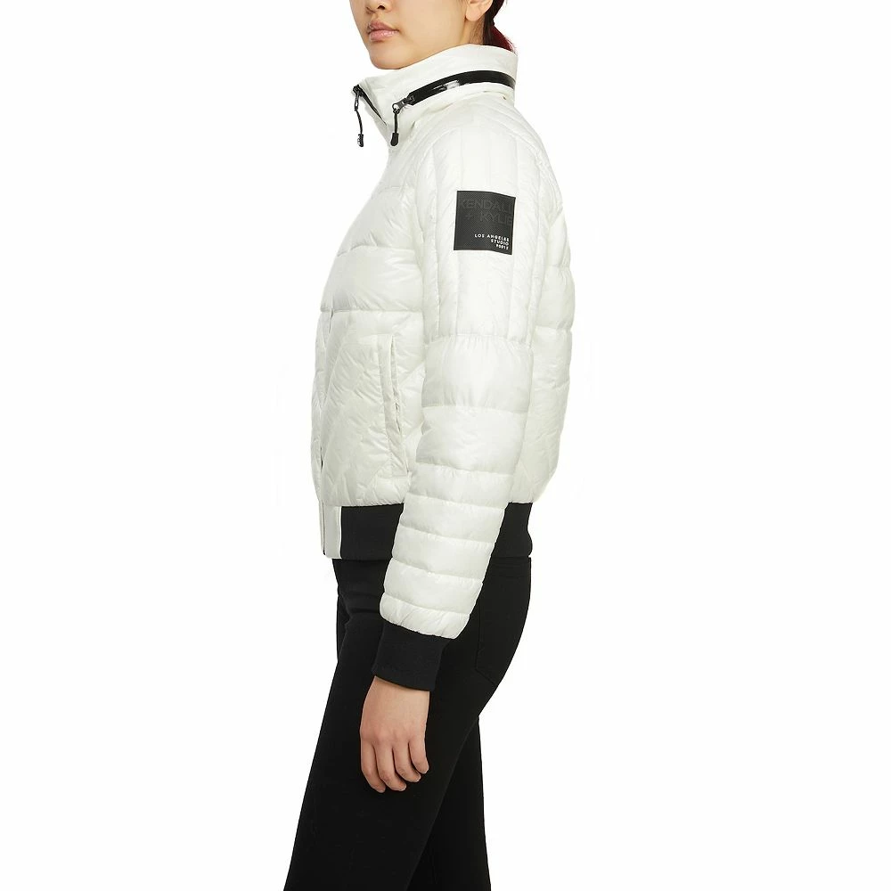 Kendall + Kylie Women's Kendall & Kylie Down Bomber Jacket 3 Kendall + Kylie Women's Kendall & Kylie Down Bomber Jacket - Image 3