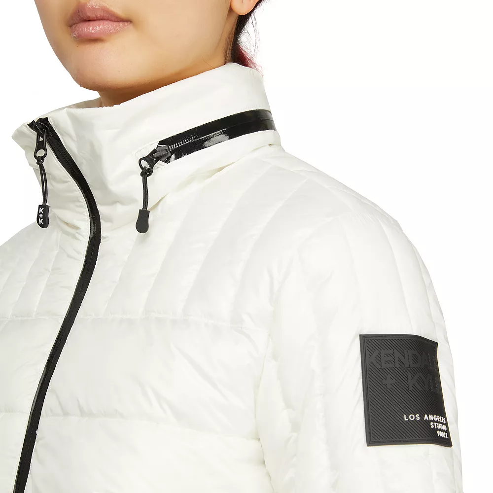 Kendall + Kylie Women's Kendall & Kylie Down Bomber Jacket 5 Kendall + Kylie Women's Kendall & Kylie Down Bomber Jacket - Image 5