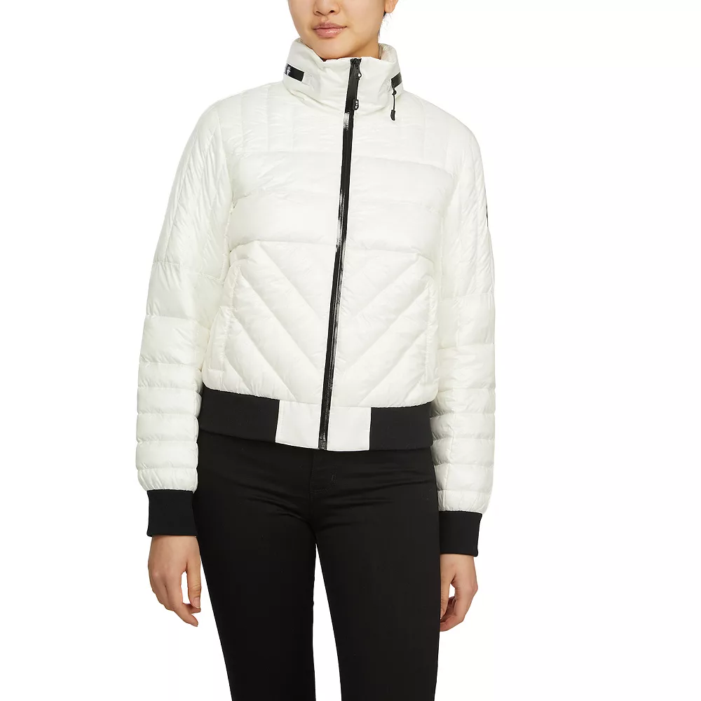Kendall + Kylie Women's Kendall & Kylie Down Bomber Jacket 1 Kendall + Kylie Women's Kendall & Kylie Down Bomber Jacket
