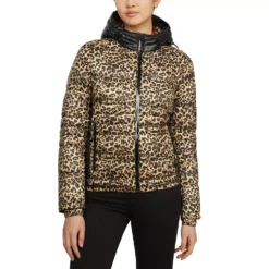 Kendall + Kylie Women's Kendall & Kylie Hood Packable Down Puffer Jacket