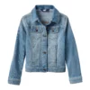 Kids 8-20 Plus Size Lands' End Kids Denim Trucker Jacket