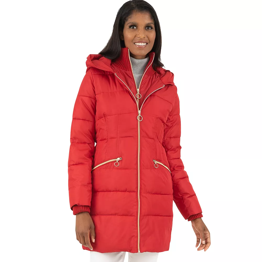 Women's Fleet Street Hooded Puffer Coat 1 Women's Fleet Street Hooded Puffer Coat