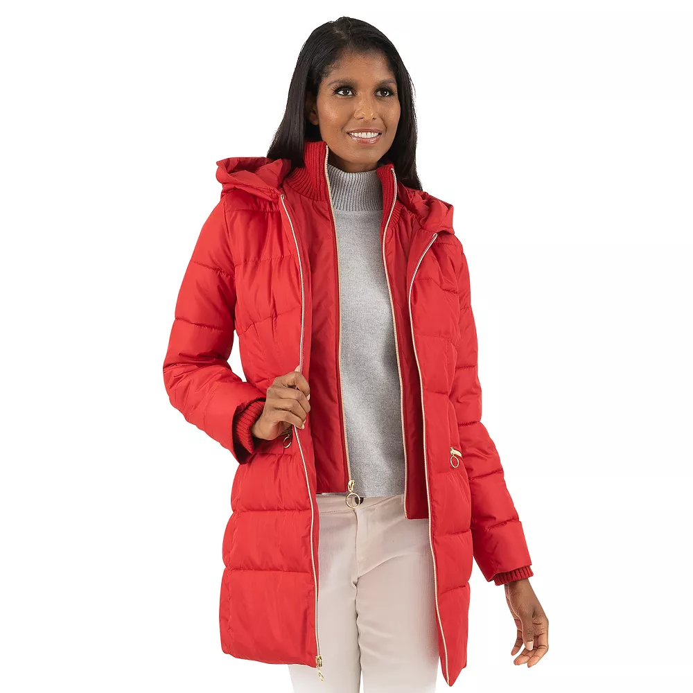 Women's Fleet Street Hooded Puffer Coat 4 Women's Fleet Street Hooded Puffer Coat - Image 4
