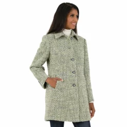 Women's Fleet Street Wool-Blend Boucle Coat -Gearwest shop 5923722 ALT2