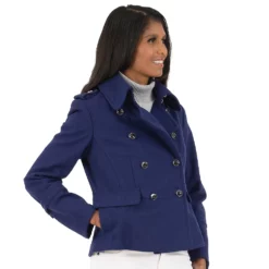 Petite Fleet Street Military Crop Wool-Blend Jacket 7 Petite Fleet Street Military Crop Wool-Blend Jacket -Gearwest shop 5923724 ALT2