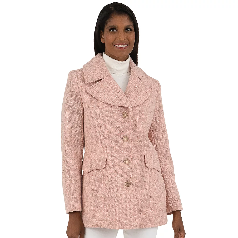Women's Fleet Street Wool-Blend Boucle Coat 1 Women's Fleet Street Wool-Blend Boucle Coat