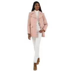 Women's Fleet Street Wool-Blend Boucle Coat 6 Women's Fleet Street Wool-Blend Boucle Coat -Gearwest shop 5923733 ALT3