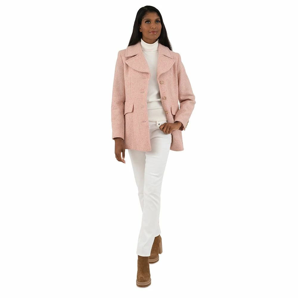 Women's Fleet Street Wool-Blend Boucle Coat 3 Women's Fleet Street Wool-Blend Boucle Coat - Image 3