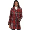 Women's Fleet Street Wool-Blend Plaid Wrap Coat