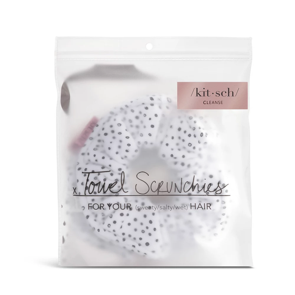 Kitsch Microfiber Towel Scrunchies - Micro Dot 2 Kitsch Microfiber Towel Scrunchies - Micro Dot - Image 2