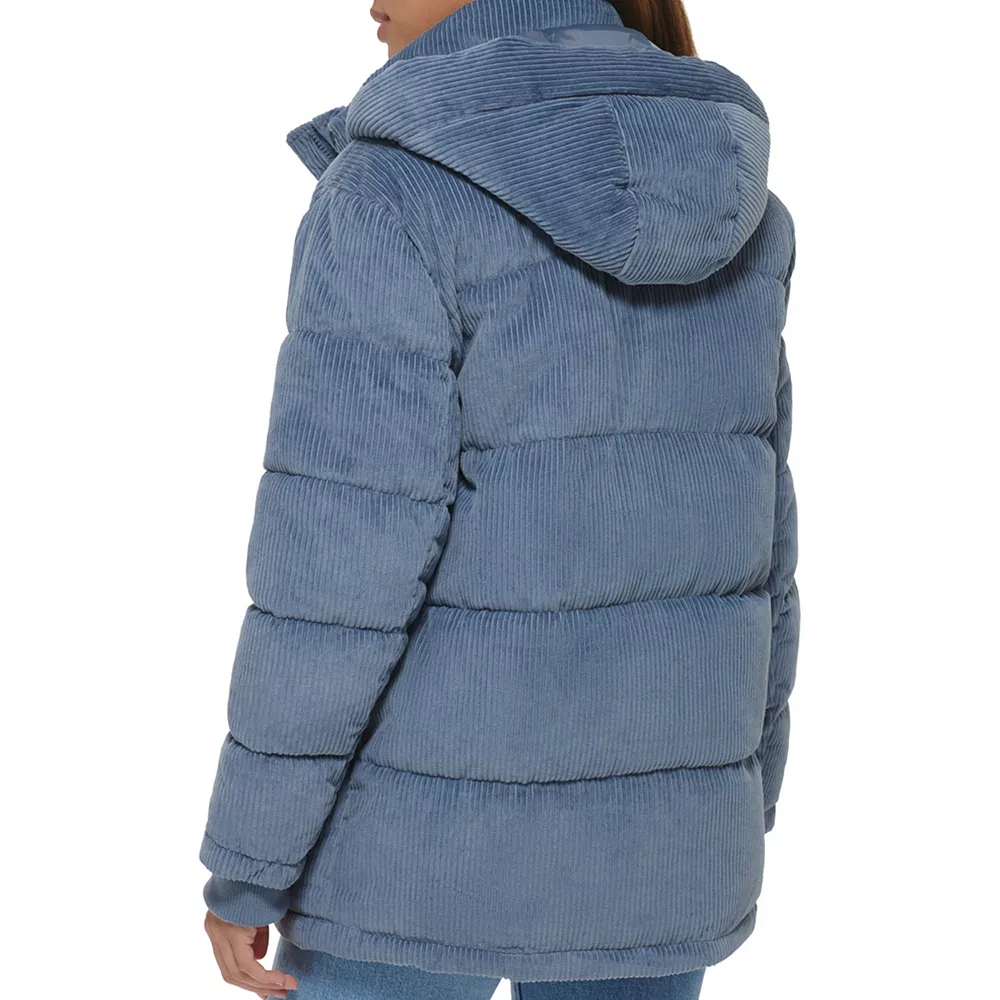 Women's Levi's® Hooded Corduroy Puffer Coat 2 Women's Levi's® Hooded Corduroy Puffer Coat - Image 2