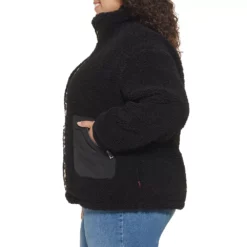 Plus Size Levi's® Cozy Teddy Sherpa Jacket 6 Plus Size Levi's® Cozy Teddy Sherpa Jacket -Gearwest shop 6076008 ALT2