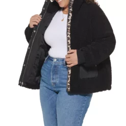 Plus Size Levi's® Cozy Teddy Sherpa Jacket 7 Plus Size Levi's® Cozy Teddy Sherpa Jacket -Gearwest shop 6076008 ALT3