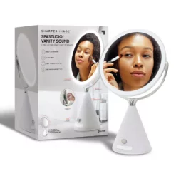 Sharper Image SpaStudio LED Mirror With Built-In Speaker