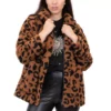 Women's Coffee Shop Faux Sherpa Jacket