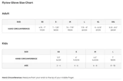 Flylow Tough Guy Glove -Gearwest shop Flylow Glove SizeChart dcb4ee41 3545 48ef bb4f e3ca48aee597