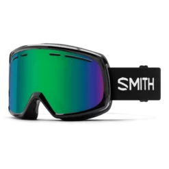 Smith Range Goggle In Black With Green Sol-X Mirror Lens