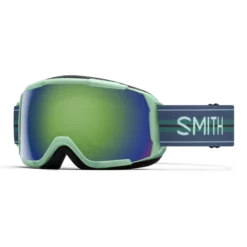 Smith Grom Youth Goggle In Bermuda Stripes With Green Sol-X Mirror Lens