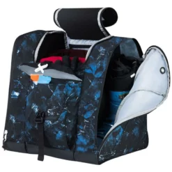 KULKEA BAGS Kulkea 23 Talvi X Ski Boot Bag (60L) -Gearwest shop talvi x ski bootbag in blue ravine packed kulkea 23893
